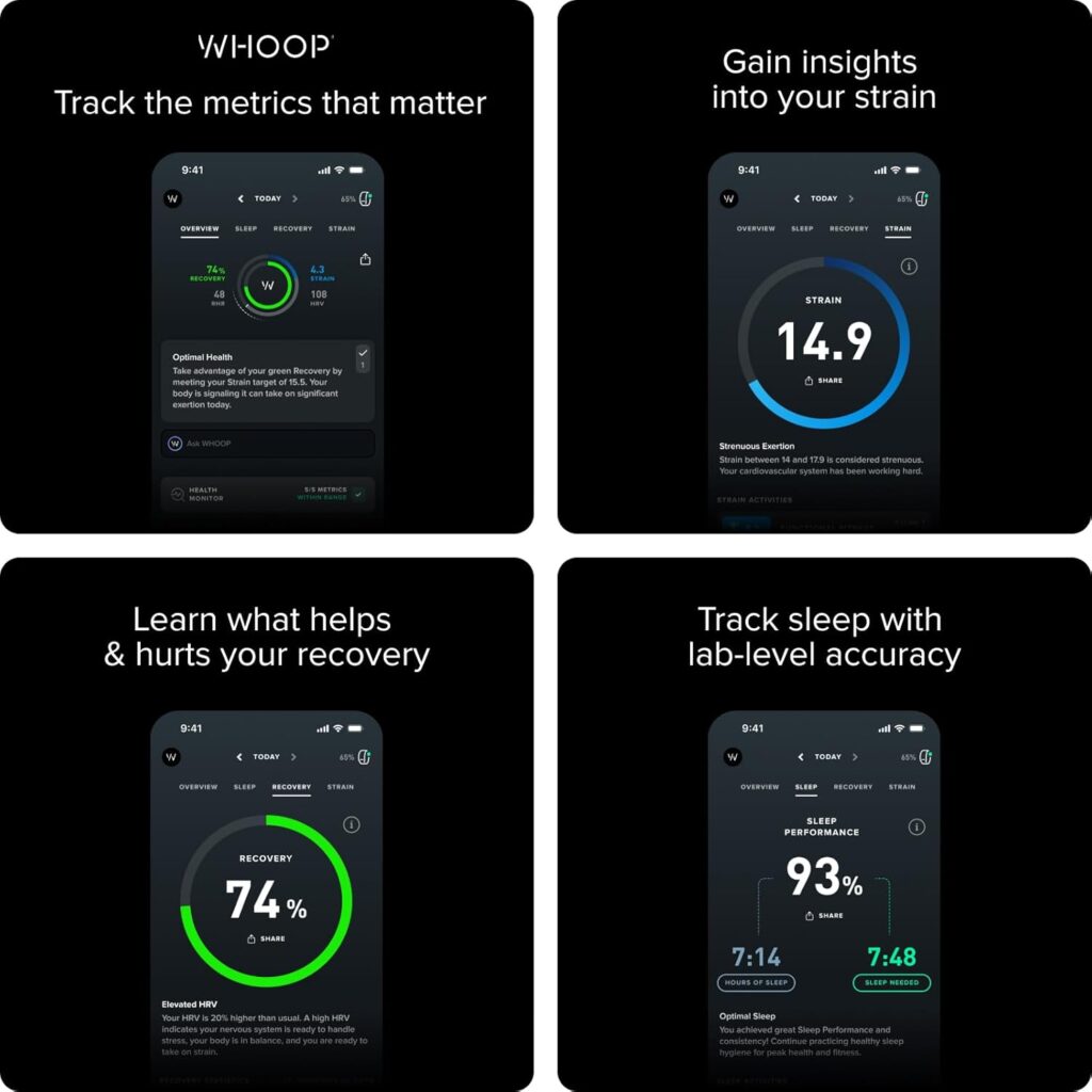 Whoop 4.0 Sleep Tracking Data