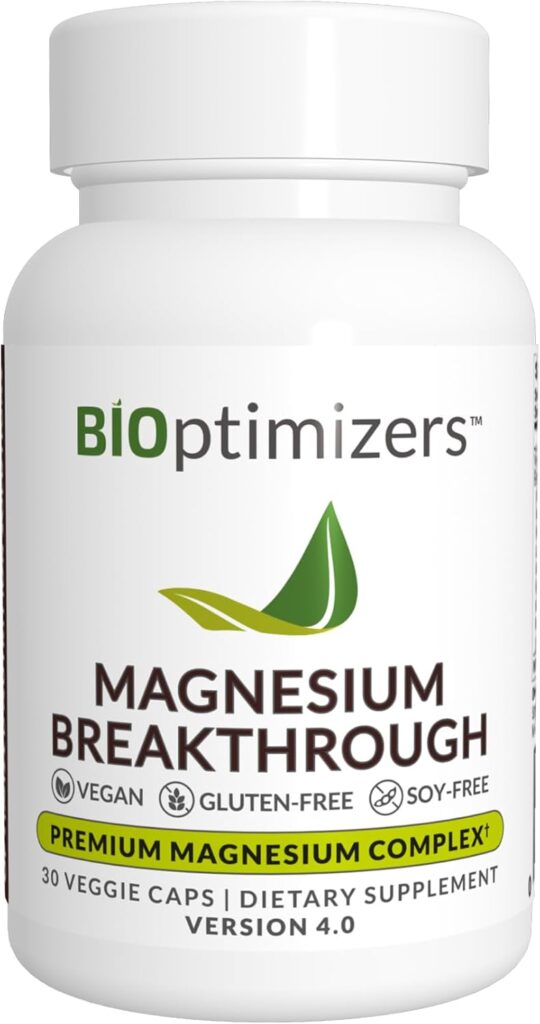 Bioptimizers Magnesium Breakthrough tablets for REM sleep