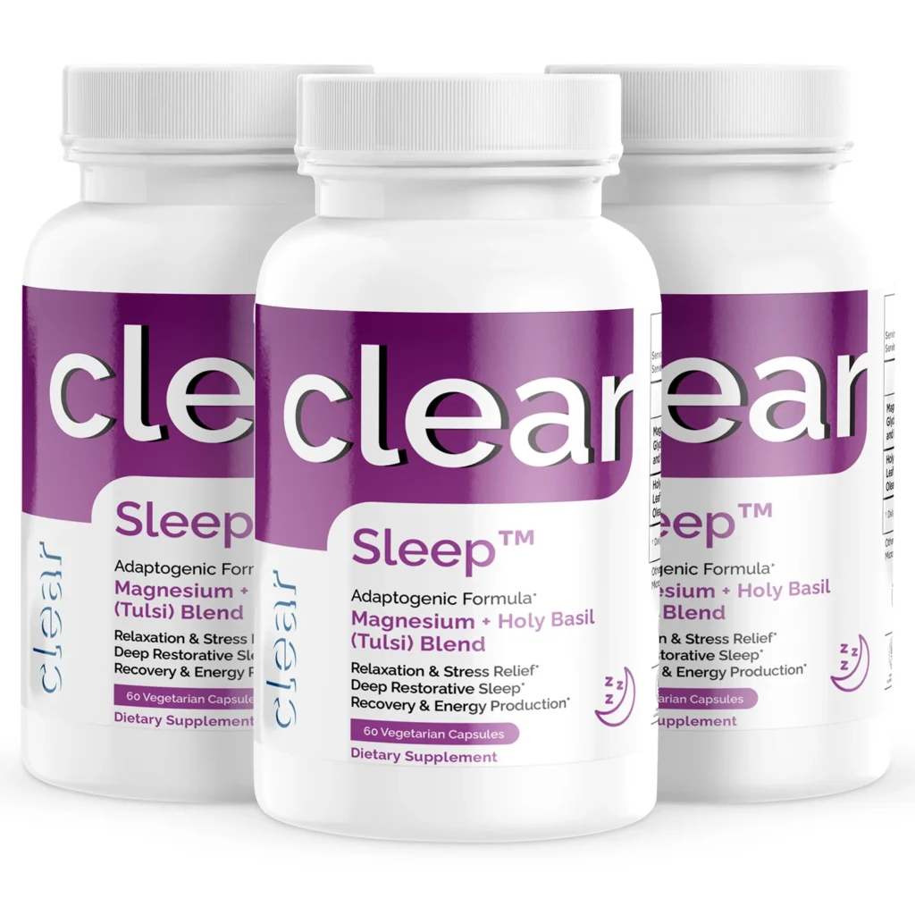 Clear sleep holy basil melatonin-free sleep supplement