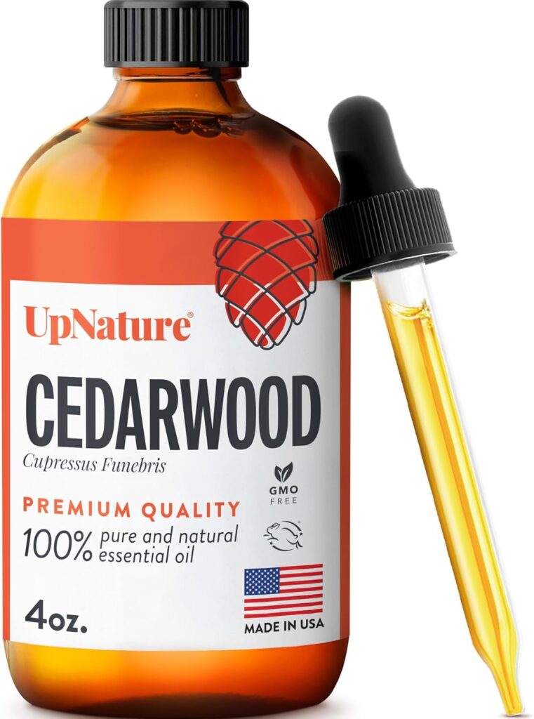 UpNature Cedarwood Premium Essential Oil for Sleep Apnea Relief