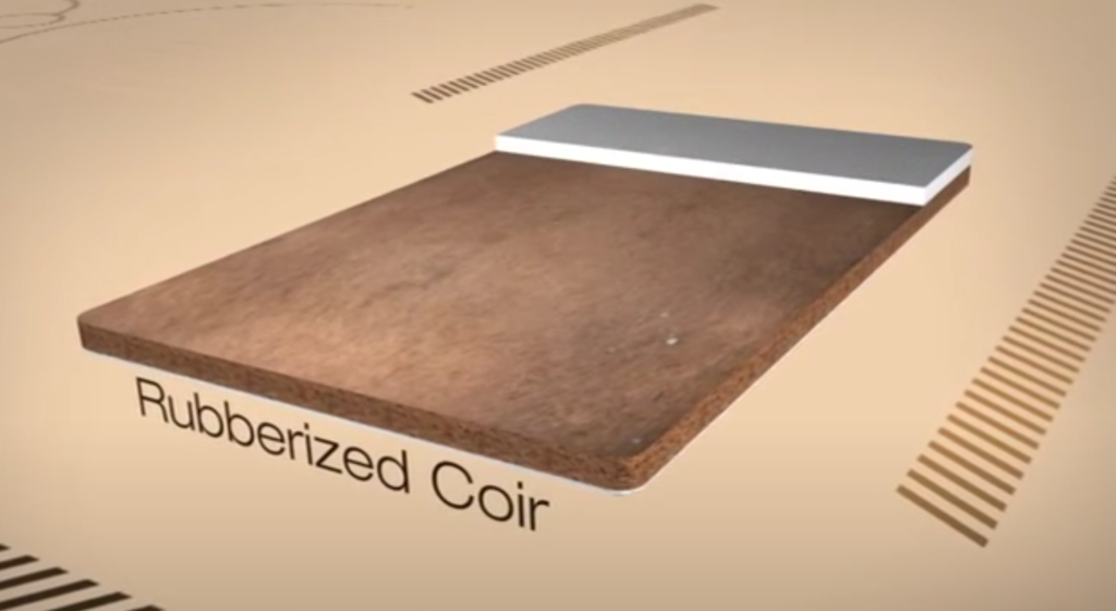 Rubberized Coconut Husk Mattress to help back pain